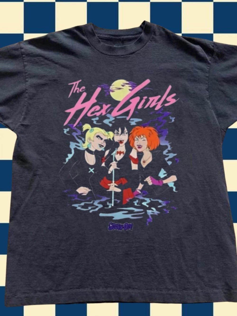 Gildan Black The Hex Girls Graphic Tee with Pink Logo